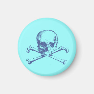 Íman Vintage Skull & Crossbones