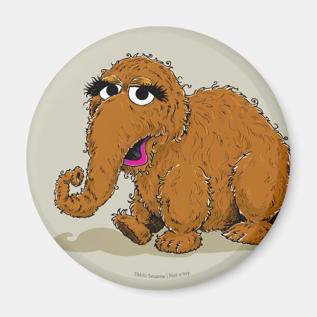 Íman Vintage Snuffleupagus (Frente)