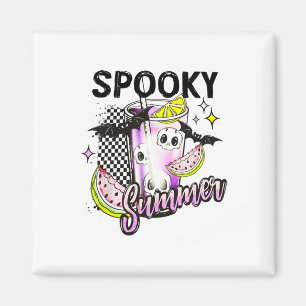 Íman Vintage Spooky Summer Beach Halloween Sumam