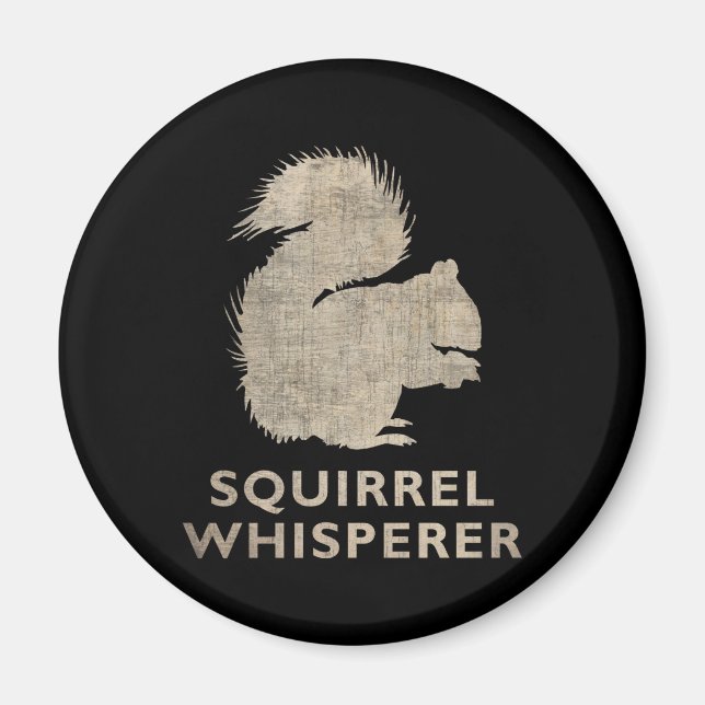 Íman Vintage Squirrel Whisperer (Frente)