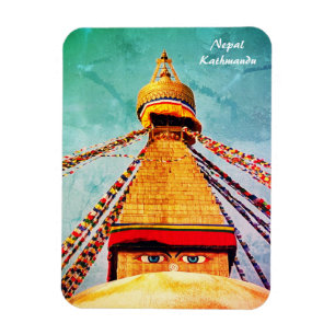Íman Vintage Stupa - Boudhanath, Kathmandu, Nepal