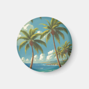 Íman Vintage Style Havaiano Viagem Aloha Do Havaí