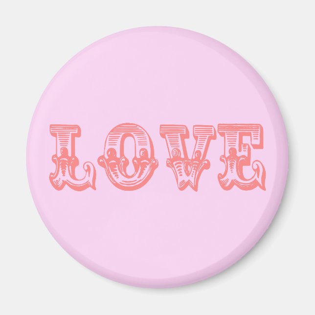 Íman Vintage Style Love (Frente)