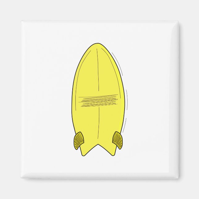 Íman Vintage Surfboard (Frente)