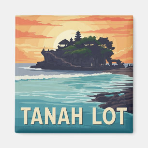 Íman Vintage Tanah Lot Bali Viagem da Indonésia