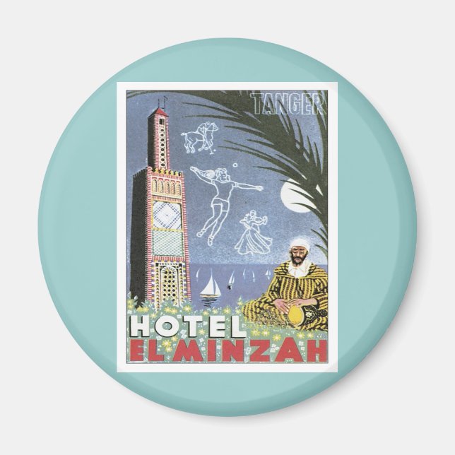 Íman Vintage Tangier Marrocos (Frente)