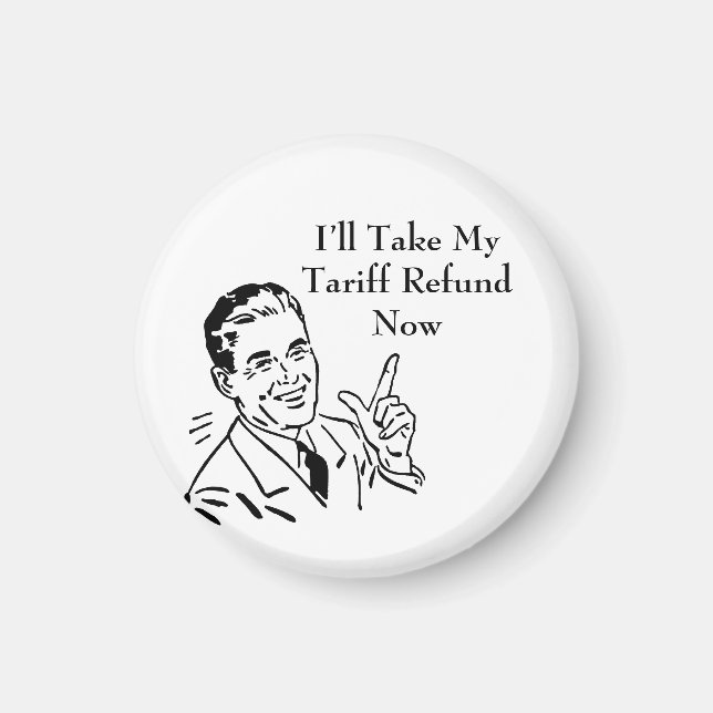 Íman Vintage Tariff Refund Check (Frente)