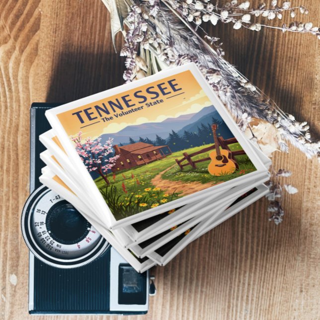 Íman Vintage Tennessee (Criador carregado)