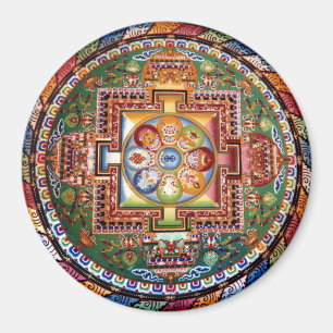 Íman Vintage Tibetano - Budismo tantrico Mandala