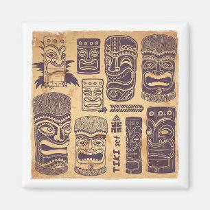 Íman Vintage Tiki Set