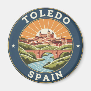 Íman Vintage Toledo Espanha Alcazar