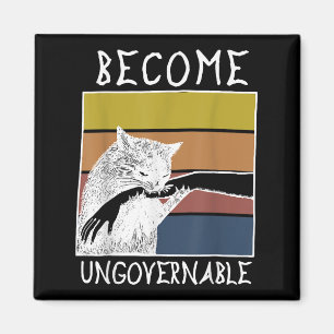 Íman Vintage Torna-Se Mão De Morcego Negro Incontroláve