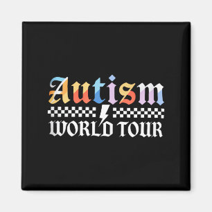 Íman Vintage Tour Mundial do Autismo Mês de Conscientiz
