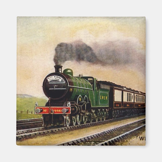 Íman Vintage-Train-West Riding Pullman Magnet (Frente)