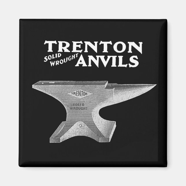Íman Vintage Trenton Anvil Blacksmithing (Frente)
