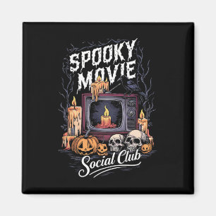 Íman Vintage Tv Halloween Horr