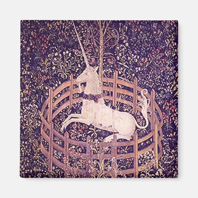Íman Vintage Unicorn Em Captividade (Frente)