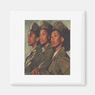 Íman Vintage USA Army Black Sisterhood Women Soldiers M