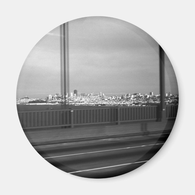 Íman Vintage USA San Francisco Ouro Gate Bridge (Frente)