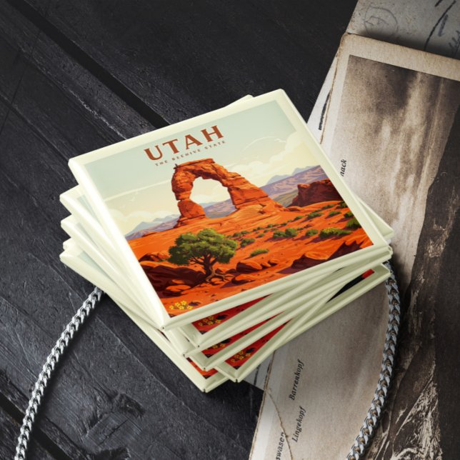 Íman Vintage Utah (Criador carregado)