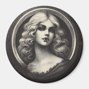 Íman Vintage Vampire Gothic Horror Spooky