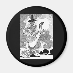 Íman Vintage Victorian Madre Goose por Charles Robinson