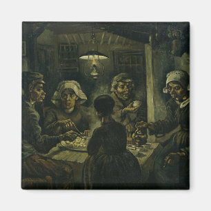 Íman Vintage Vincent van Gogh, Comedores De Batata