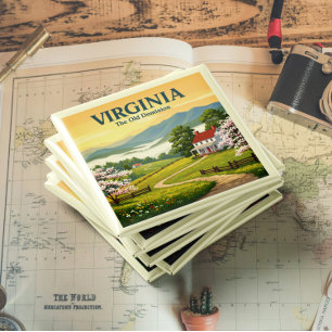 Íman Vintage Virginia