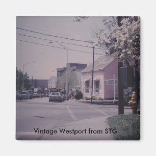 Íman Vintage Westport Magnet - Compro de Livros Notável