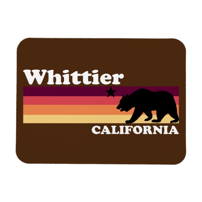Íman Vintage Whittier California (Horizontal)