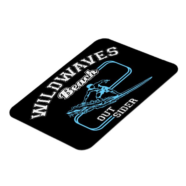 Íman Vintage Wild Waves Beach Outiders Surf (Left Side)