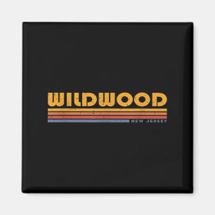 Íman Vintage Wildwood NJ Nova Jersey Retro Retrovisor
