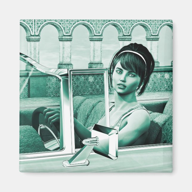 Íman Vintage Woman (Frente)