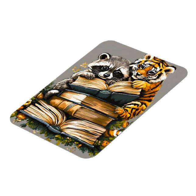 Íman Vintage Woodland Book Club (Left Side)