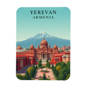 Íman Vintage Yerevan Armênia Viagem Souvenir