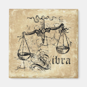 Íman Vintage Zodiac Libra