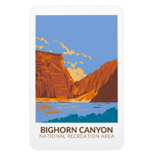 Íman Vintagem da Área Nacional de Recreação do Canyon-B