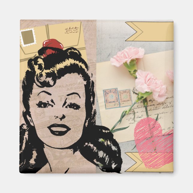 Íman Vintagem do Magnet (Frente)