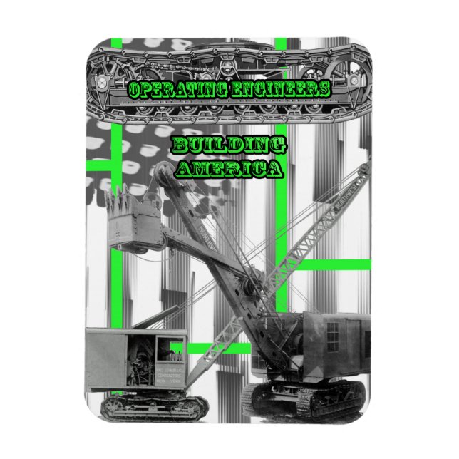 ÍMAN  VINTAGEM DO OPERADOR DE ENGENHEIRO (Vertical)