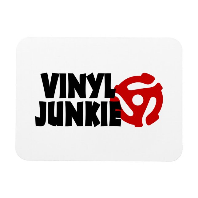 Íman Vinyl Junkie (Horizontal)