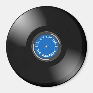 Íman Vinyl Record Album Design Magnet