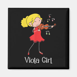 Íman Viola Girl - Violista Symphony Banda Jazz Music Lo