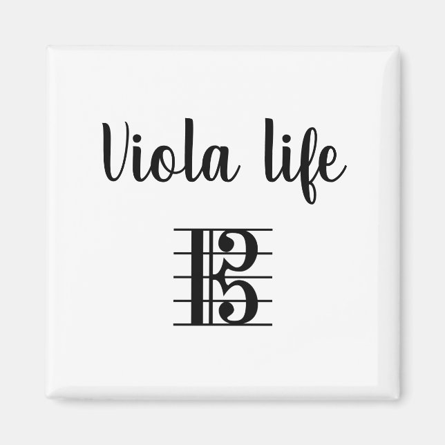 Íman Viola Life Alto Clef Music (Frente)