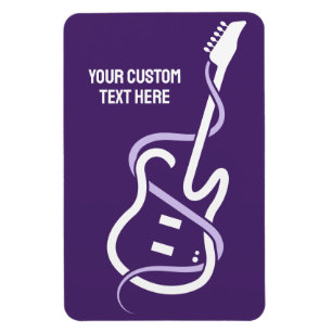 Íman Violão Estilizado de Texto Personalizado