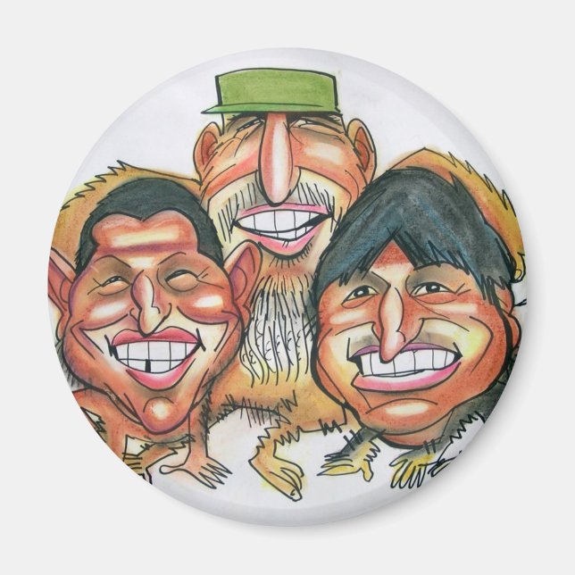 Íman violel castro, hugo chavez, evo morales (Frente)