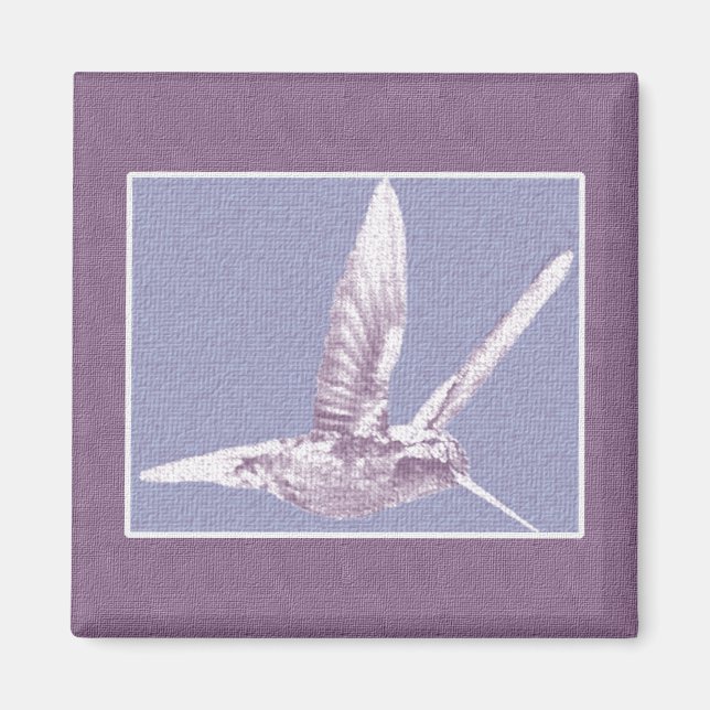 Íman Violet Hummingbird Magnet (Frente)