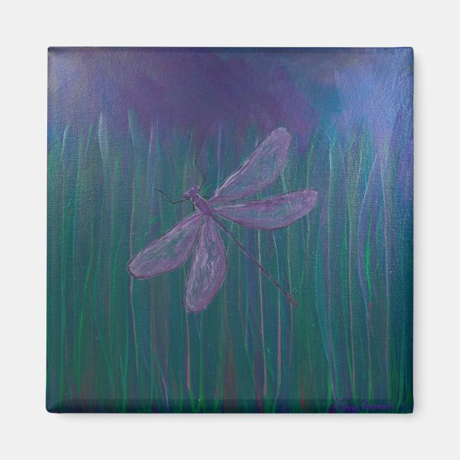 Íman Violet Shimmer Dragonfly (Frente)