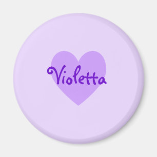 Íman Violetta em roxo
