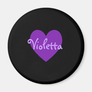 Íman Violetta in Purple