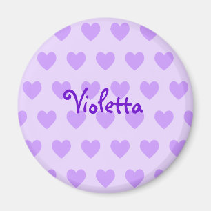 Íman Violetta no roxo